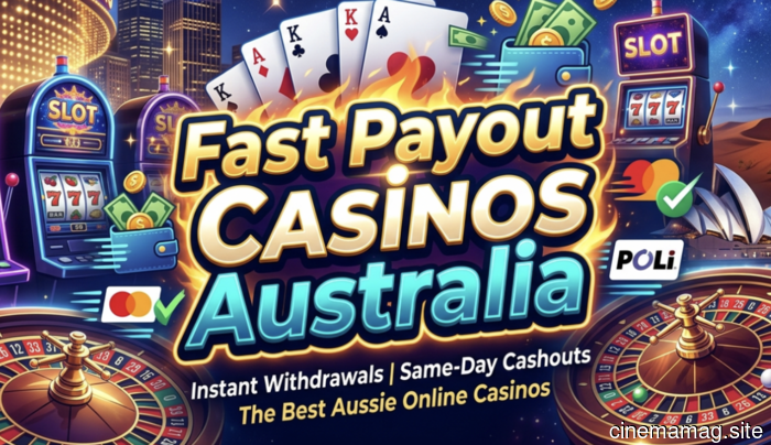 5 Quick Payout Online Casinos in Australia | Top Instant Withdrawal Casinos for 2026 (Expert Review) -